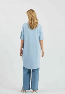 Minimum Femme RIGITZA Robe De Jour Chambray Blue -Minimum Soldes Magasin 06278da12d01433bb6af58b7e5561cc5