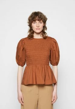 Minimum Femme SENNAH Blouse Argan Oil -Minimum Soldes Magasin 080e13a8617646ccaabf24c9daa0e74f