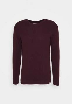 Minimum Homme PEDERSEN Pullover Bordeaux -Minimum Soldes Magasin 0ca06835b1b34aa3af69995b7216637f