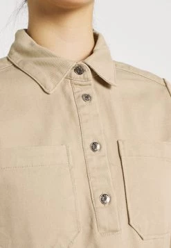 Minimum Femme MIJASI Robe Chemise Beige -Minimum Soldes Magasin 11b7433e41414423b4a51a03959f23b4