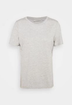 Minimum Femme KIMMA T Shirt Basique Light Grey Melange -Minimum Soldes Magasin 15f2c73d390348d6b549906d508246ca
