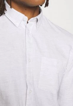 Minimum JAY Chemise White/grey Homme -Minimum Soldes Magasin 16648d6828f24ee7997d8101055c5585