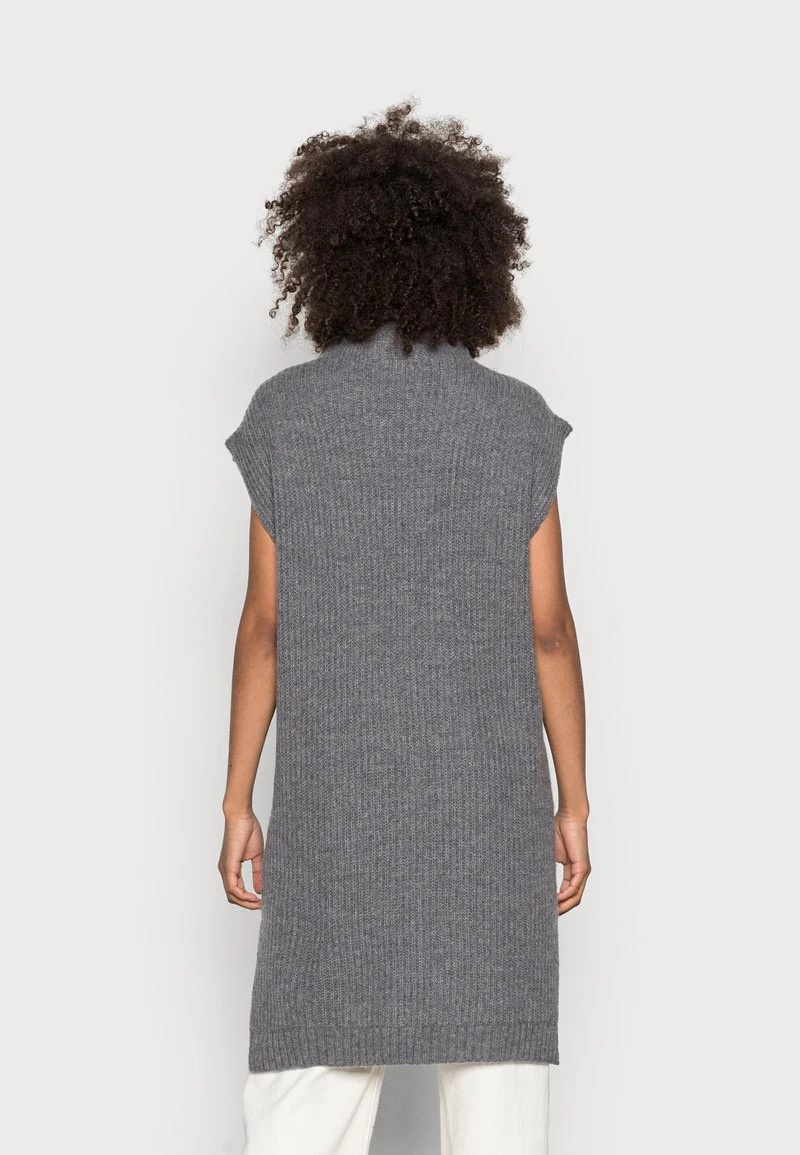 Minimum VALENCIO Robe Pull Grey Melange Femme 5 Minimum VALENCIO Robe Pull Grey Melange Femme – Image 3