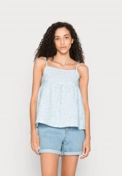 Minimum Femme CARLILLY Débardeur Chambray Blue