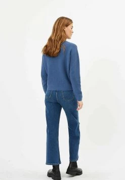 Minimum LINEAH Pullover Blue Horizon Femme -Minimum Soldes Magasin 19eb752077fe4063a984f725e272e055