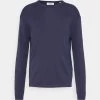 Minimum Homme YASON Pullover Navy Blazer -Minimum Soldes Magasin 1c81fe7d9421438480bce6d5d4b66427