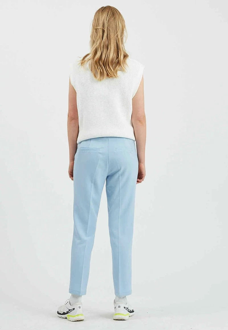 Minimum HALLEE Pantalon Classique Chambray Blue Femme 5 Minimum HALLEE Pantalon Classique Chambray Blue Femme – Image 3