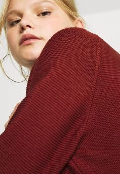 Minimum Femme LINEAH Pullover Metallic Red -Minimum Soldes Magasin 23a8c78cbd604eefb47d66832434526d