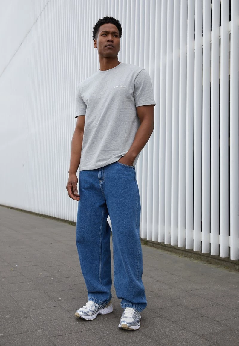 Minimum Homme LOGO T Shirt Basique Grey Melange 3 Minimum Homme LOGO T Shirt Basique Grey Melange