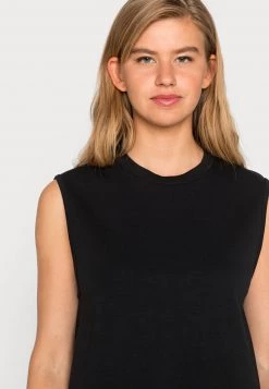 Minimum Femme LAYLINE Débardeur Black -Minimum Soldes Magasin 276410788b6d46e5a09e02a450fccb0e
