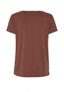 Minimum Femme RYNAH T Shirt Basique Fondue Fudge -Minimum Soldes Magasin 2927d28f51c94e67bbc5d2663baec9d7