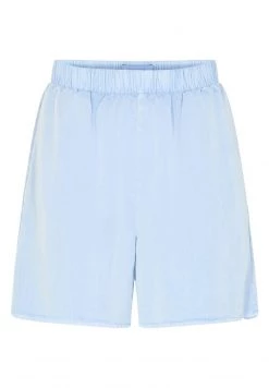 Minimum ACAZIO Short Chambray Blue Femme -Minimum Soldes Magasin 2a78c8d1e1e949faa8f9786aaee68850