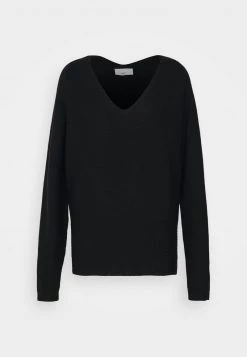 Minimum STINEA Pullover Black Femme -Minimum Soldes Magasin 2f9b9d10385541f68922275fedc1b7fe