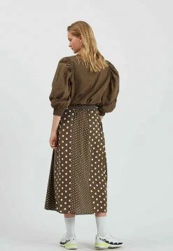 Minimum GULLI Blouse Brown Femme -Minimum Soldes Magasin 33b17b25075b4fb18113858d124df549