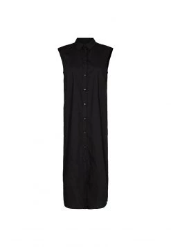 Minimum Femme ZASIA Robe Chemise Black -Minimum Soldes Magasin 34f75f726a794689b57f543206c1c264