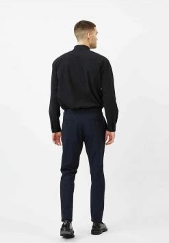 Minimum Pantalon Classique Navy Homme -Minimum Soldes Magasin 3ebc692f82f442abaf55b3074a0cafb1