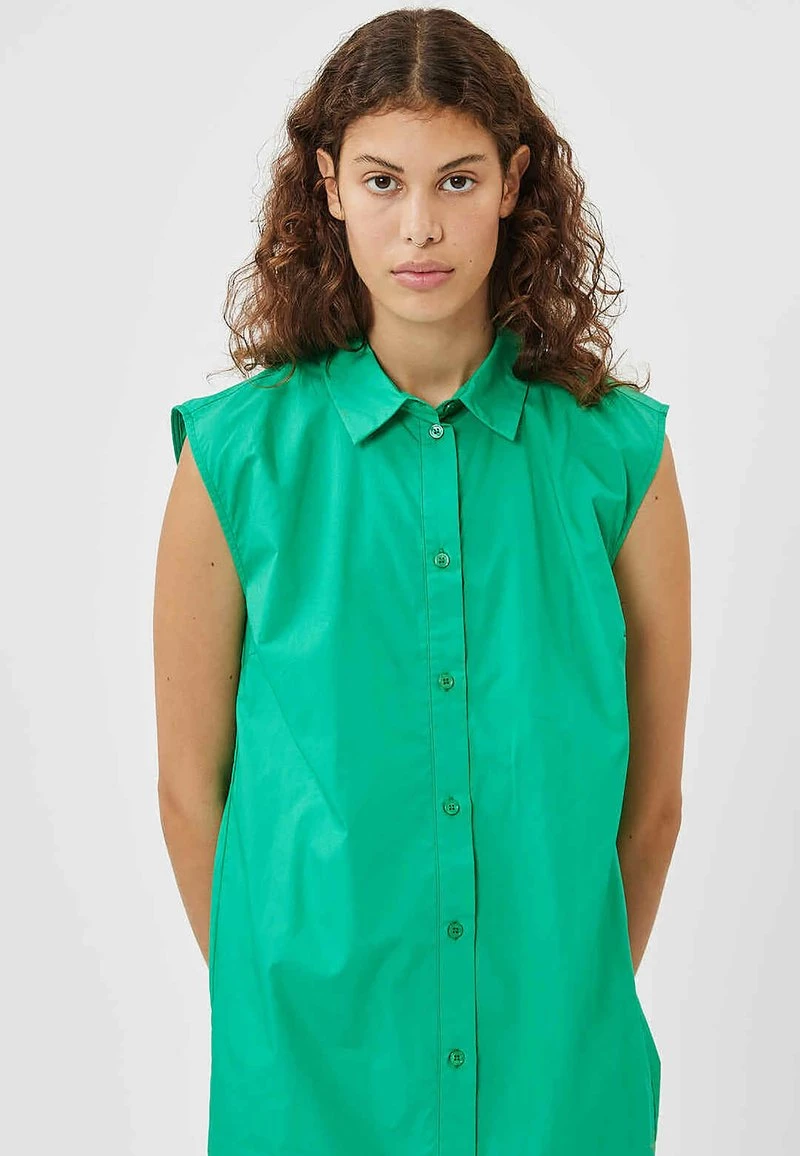 Minimum ZASIA Robe Chemise Deep Mint Femme 5 Minimum ZASIA Robe Chemise Deep Mint Femme – Image 3