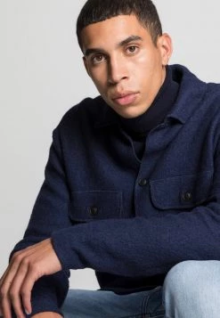 Minimum MINGO Veste Légère Navy Homme -Minimum Soldes Magasin 3fb8784a03a54e9c97970853ef8bdcb5