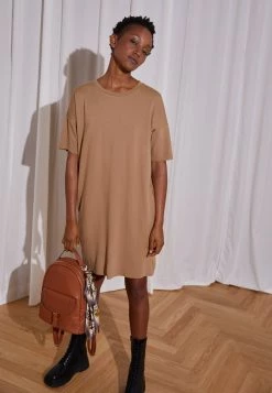 Minimum REGITZA Robe En Jersey Tigers Eye Femme