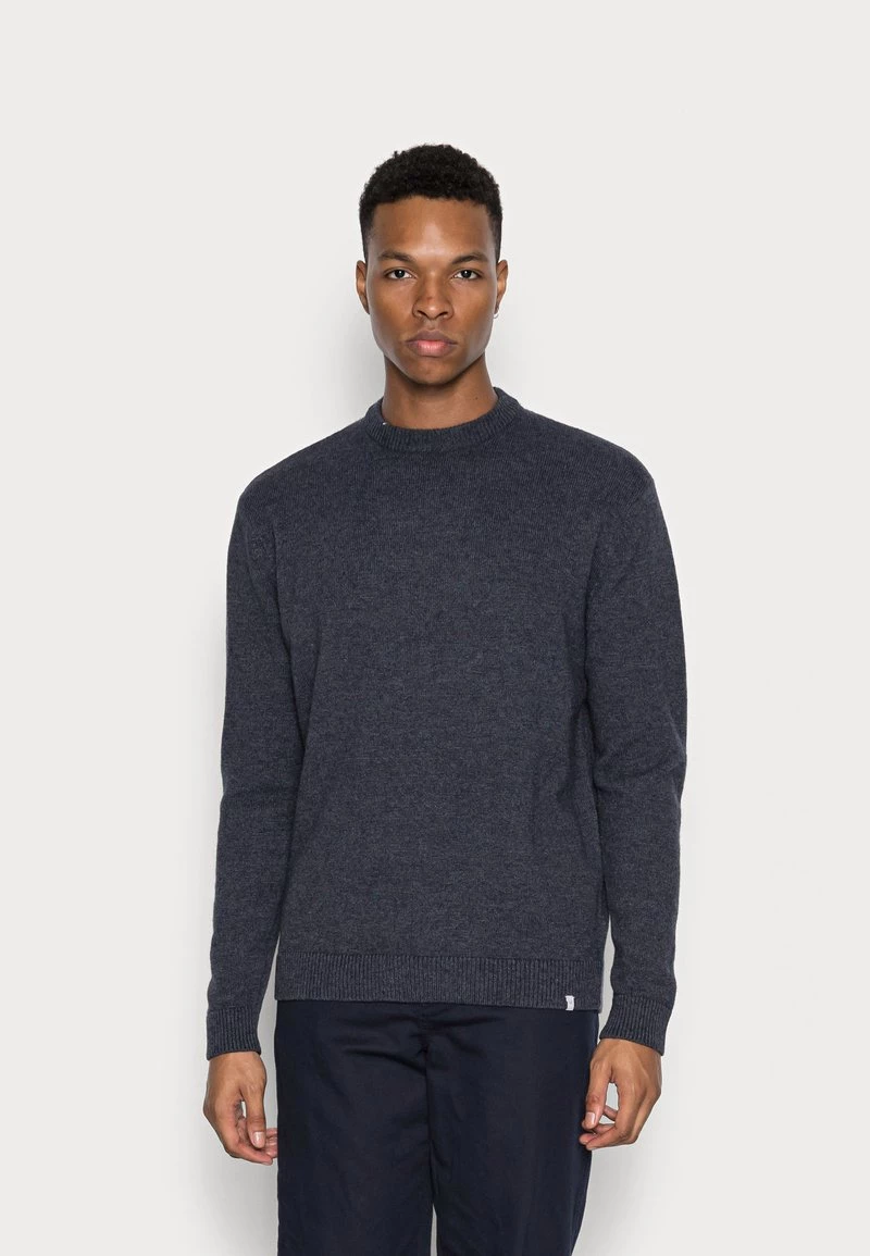 Minimum Homme HJULER Pullover Navy Blazer Melange 3 Minimum Homme HJULER Pullover Navy Blazer Melange