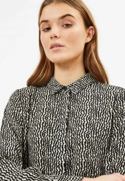 Minimum Femme Chemisier Beige/black -Minimum Soldes Magasin 4a4aee94d8d94ee29720ddd1c342c26f