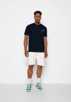 Minimum LOGO T Shirt Basique Navy Blazer Homme -Minimum Soldes Magasin 4b7d1b2a950b40fb839aea411332b4f7