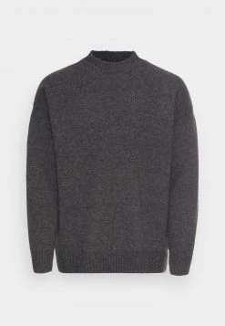 Minimum GLASSO Pullover Dark Grey Melange Homme -Minimum Soldes Magasin 4bc8e5b981554a13a955ef527f6e2561