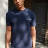 Minimum LOGO T Shirt Basique Navy Blazer Homme