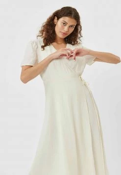 Minimum MARILY Robe En Jersey Broken White Femme -Minimum Soldes Magasin 4eedbcefe45845fcb62c2a7bad12e5bf