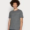Minimum DELTA T Shirt Basique Dark Grey Mel Homme -Minimum Soldes Magasin 539fab2a0b9d4ff298708b7866db13dd