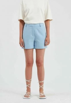 Minimum Femme LILJANA E Short Chambray Blue