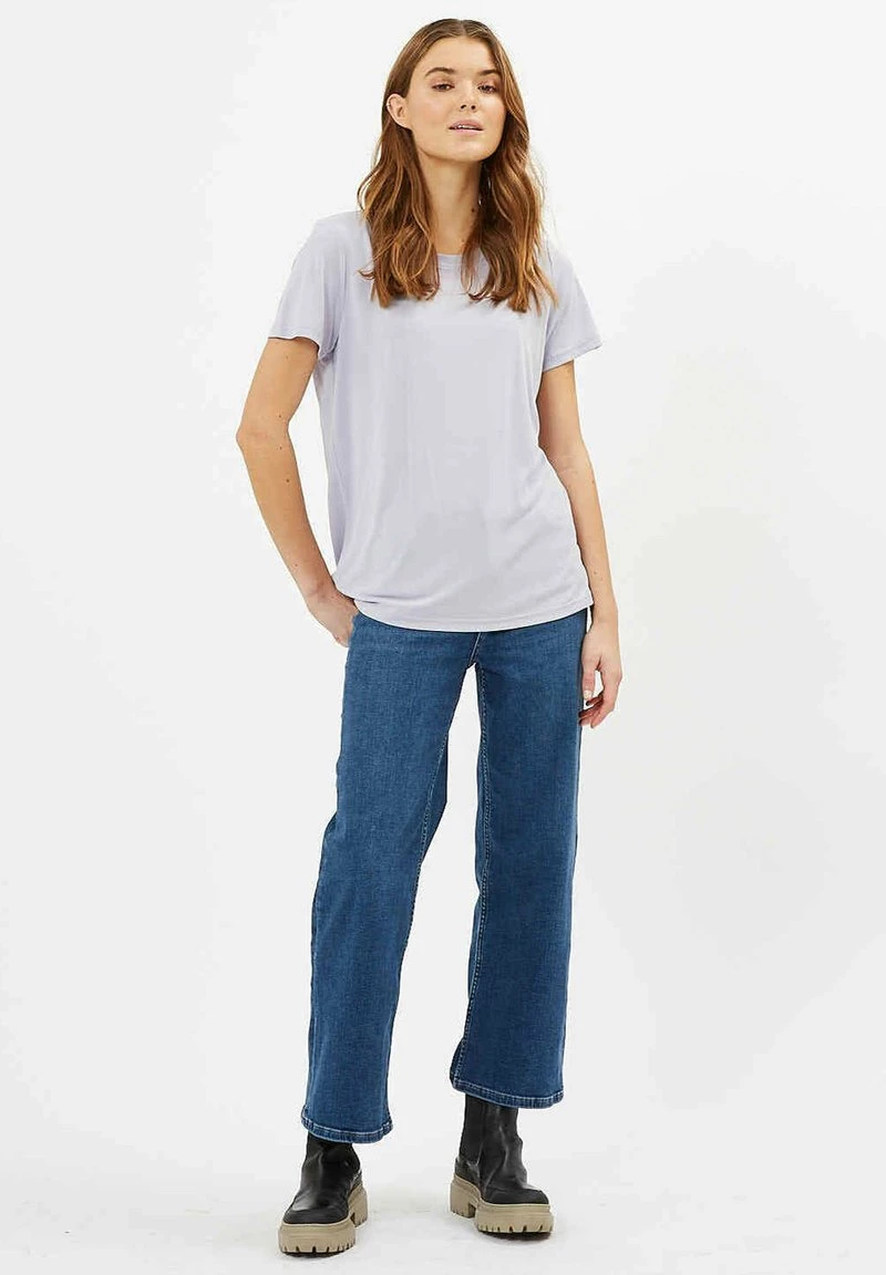 Minimum Femme RYNAH T Shirt Basique Languid Lavender 4 Minimum Femme RYNAH T Shirt Basique Languid Lavender – Image 2