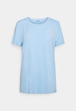Minimum RYNAH T Shirt Basique Chambray Blue Femme -Minimum Soldes Magasin 5c84f6f4bba749bdb2c5216bfe8042d2