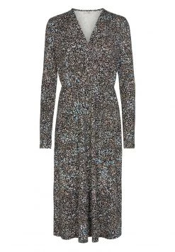 Minimum LEOSINE Robe En Jersey Black Femme -Minimum Soldes Magasin 656fe2deb14141d381975510cac4ed38