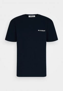 Minimum LOGO T Shirt Basique Navy Blazer Homme -Minimum Soldes Magasin 6aa97be4cc744eea8a3ecbf02fe947e2