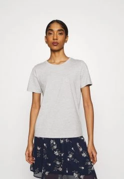 Minimum Femme KIMMA T Shirt Basique Light Grey Melange