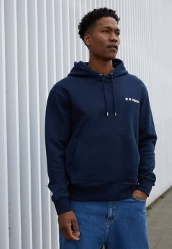 Minimum LOGE Sweat à Capuche Navy Blazer Homme
