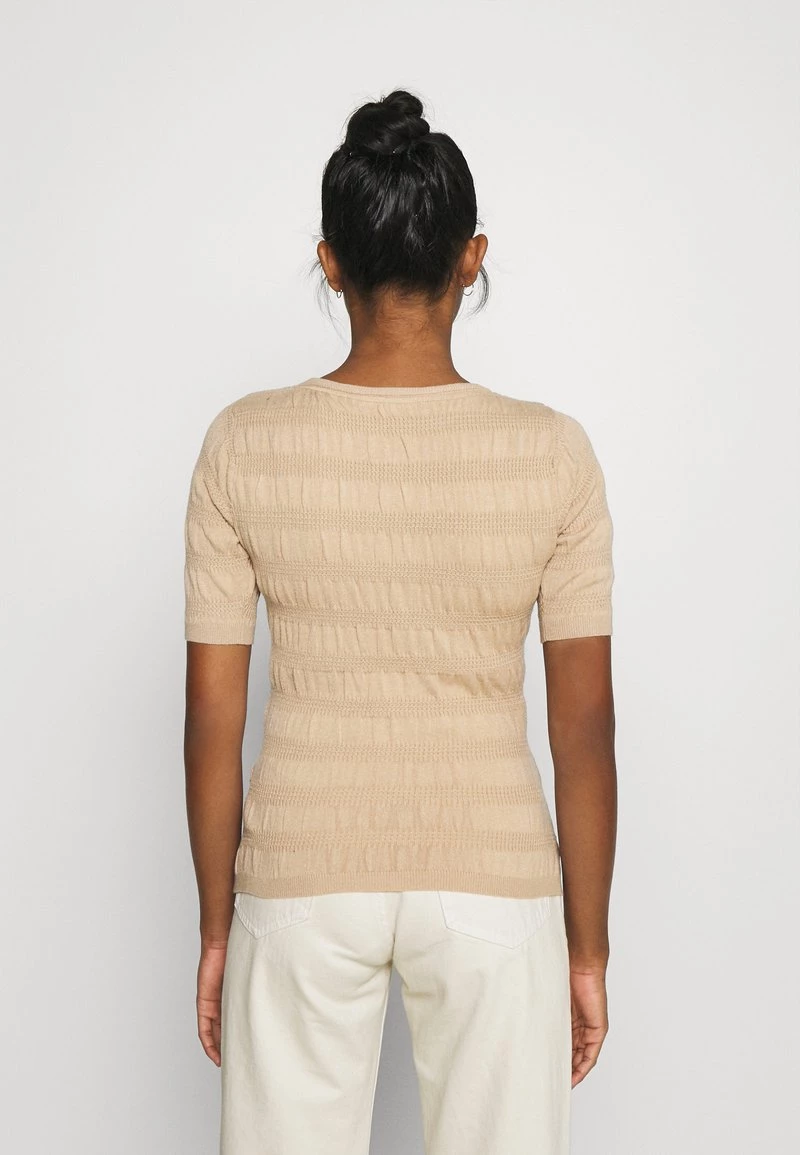 Minimum SMUKKA T Shirt Imprimé Beige Femme 5 Minimum SMUKKA T Shirt Imprimé Beige Femme – Image 3