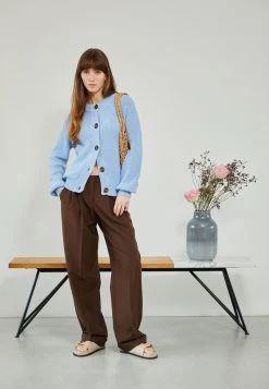 Minimum Femme AFFIE Gilet Chambray Blue