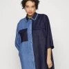 Minimum TWIST Robe En Jean Medium Blue Femme