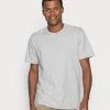 Minimum AARHUS T Shirt Basique Light Grey Melange Homme -Minimum Soldes Magasin 7b08e653fdba4354958020cd3b14604f