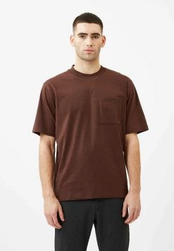 Minimum Homme COON T Shirt Basique Cofee Bean