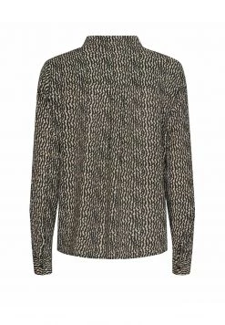 Minimum Femme Chemisier Beige/black -Minimum Soldes Magasin 842a2a51e61b46ec8e54d9eb489a389f