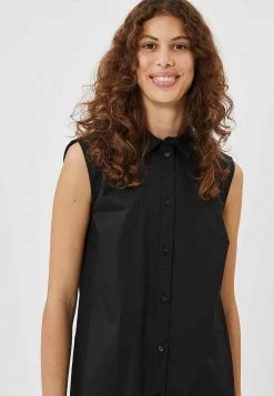Minimum Femme ZASIA Robe Chemise Black -Minimum Soldes Magasin 8811f4acd60841d481739c665a9ee036