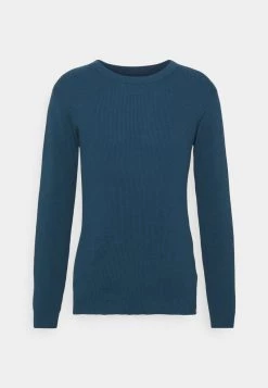 Minimum Homme PEDERSEN Pullover Majolica Blue -Minimum Soldes Magasin 88781873191a47ec9108f9d307ff7285