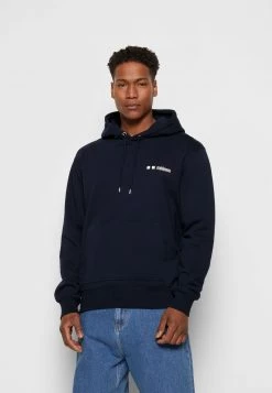 Minimum LOGE Sweat à Capuche Navy Blazer Homme -Minimum Soldes Magasin 8a7f74c57a9a40deb4638ed134320256