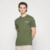 Minimum Homme AARHUS T Shirt Imprimé Olivine -Minimum Soldes Magasin 8ab9cbe08c514a81aab713fbd796d85e