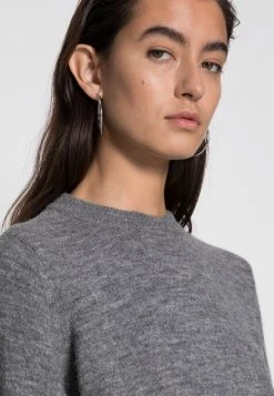 Minimum Pullover Grey Melange Femme -Minimum Soldes Magasin 8cc96eb413b74d40baff90bc62335667