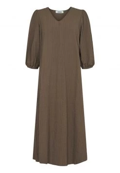 Minimum Femme FELANI Robe De Jour Brown -Minimum Soldes Magasin 91e06f91167649c1be7232965cf77e83
