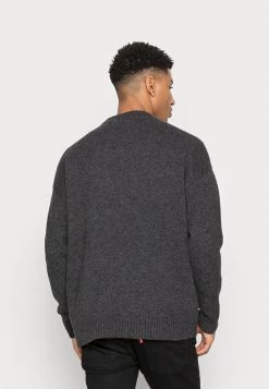 Minimum GLASSO Pullover Dark Grey Melange Homme -Minimum Soldes Magasin 927fb6cfab424bde8d34324bde03edcf